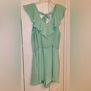 Teal/Green Romper - Boutique Brand